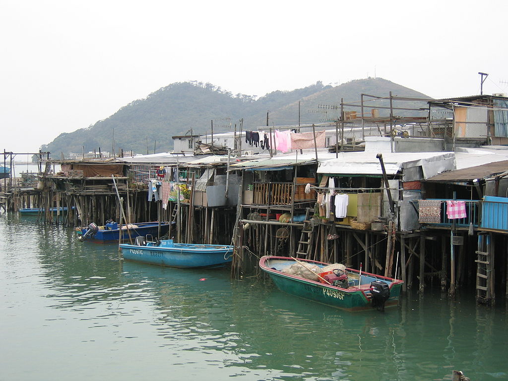 Stilt houses in the village of Tai O, Hong Kong