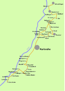 The German Heritage Pathway for White Asparagus (Spargelstrasse) in Southern Germany.