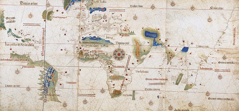 1502 map, known as the Cantino World Map