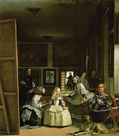 Las Meninas (The Maids of Honor), painted by Diego Velázquez in 1656