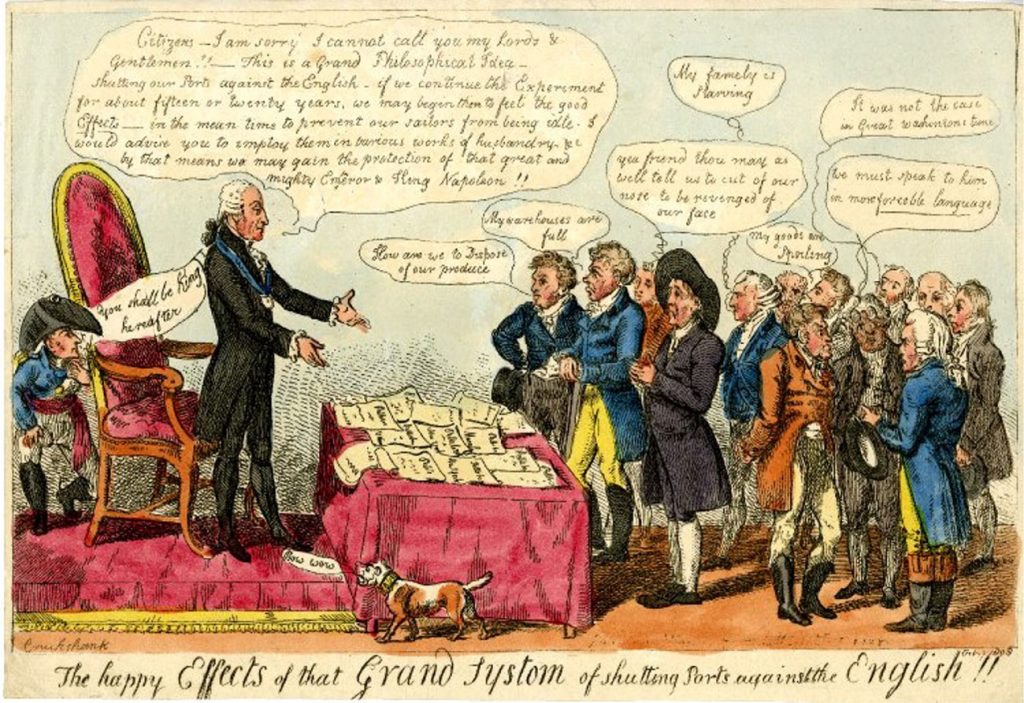 Political cartoon from 1808