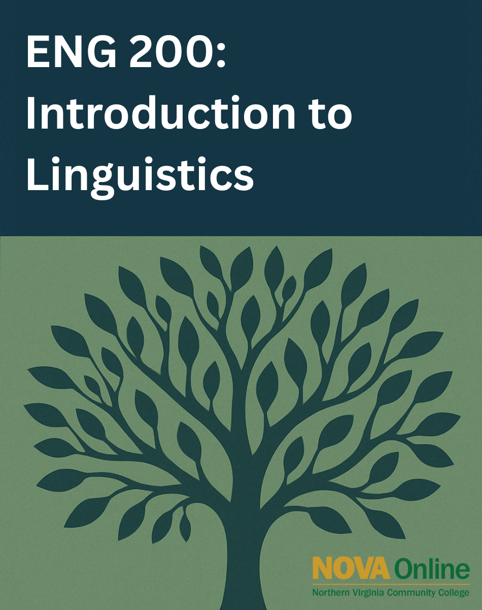 Cover image for ENG 200: Introduction to Linguistics